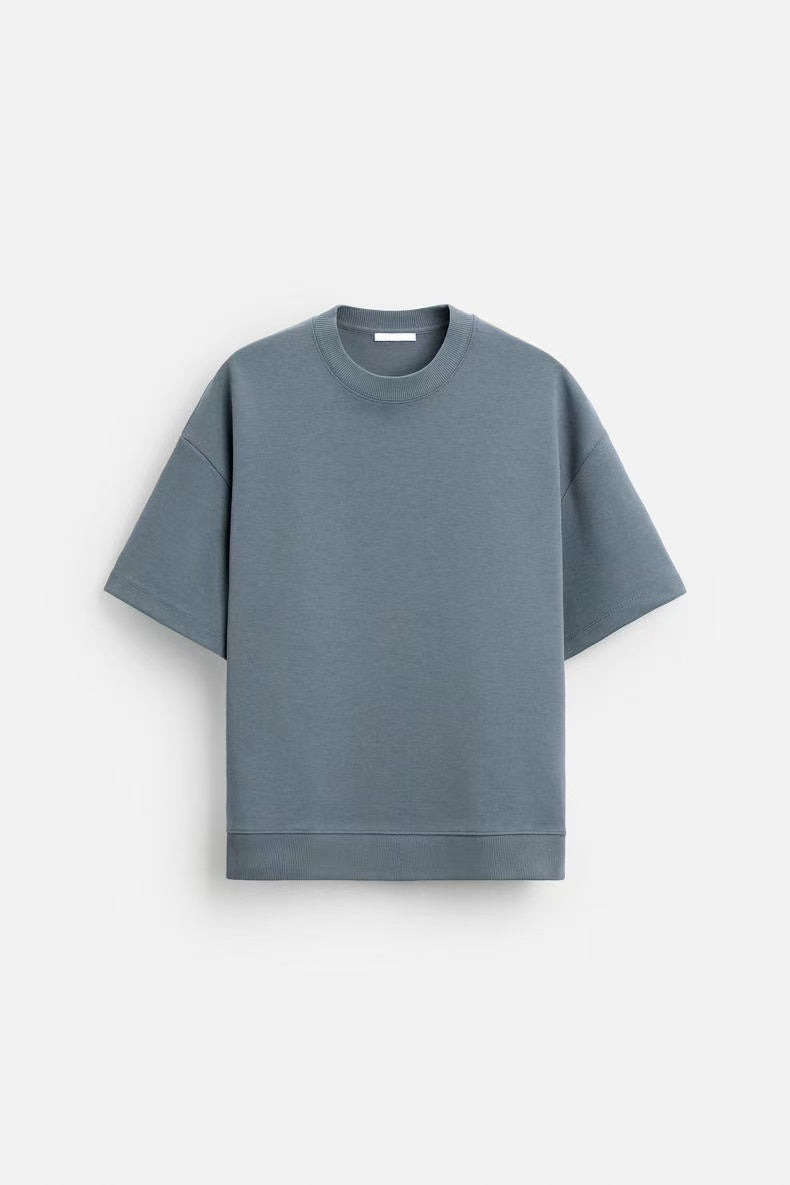 Loose Double-sided Cloth Texture Short Sleeve