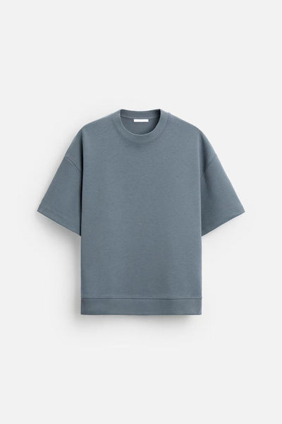 Loose Double-sided Cloth Texture Short Sleeve