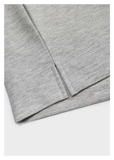 Heavy Space Cloth Lapel Polo Shirt Men's Short-sleeved T-shirt